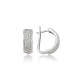 Silver Full Circle Earring